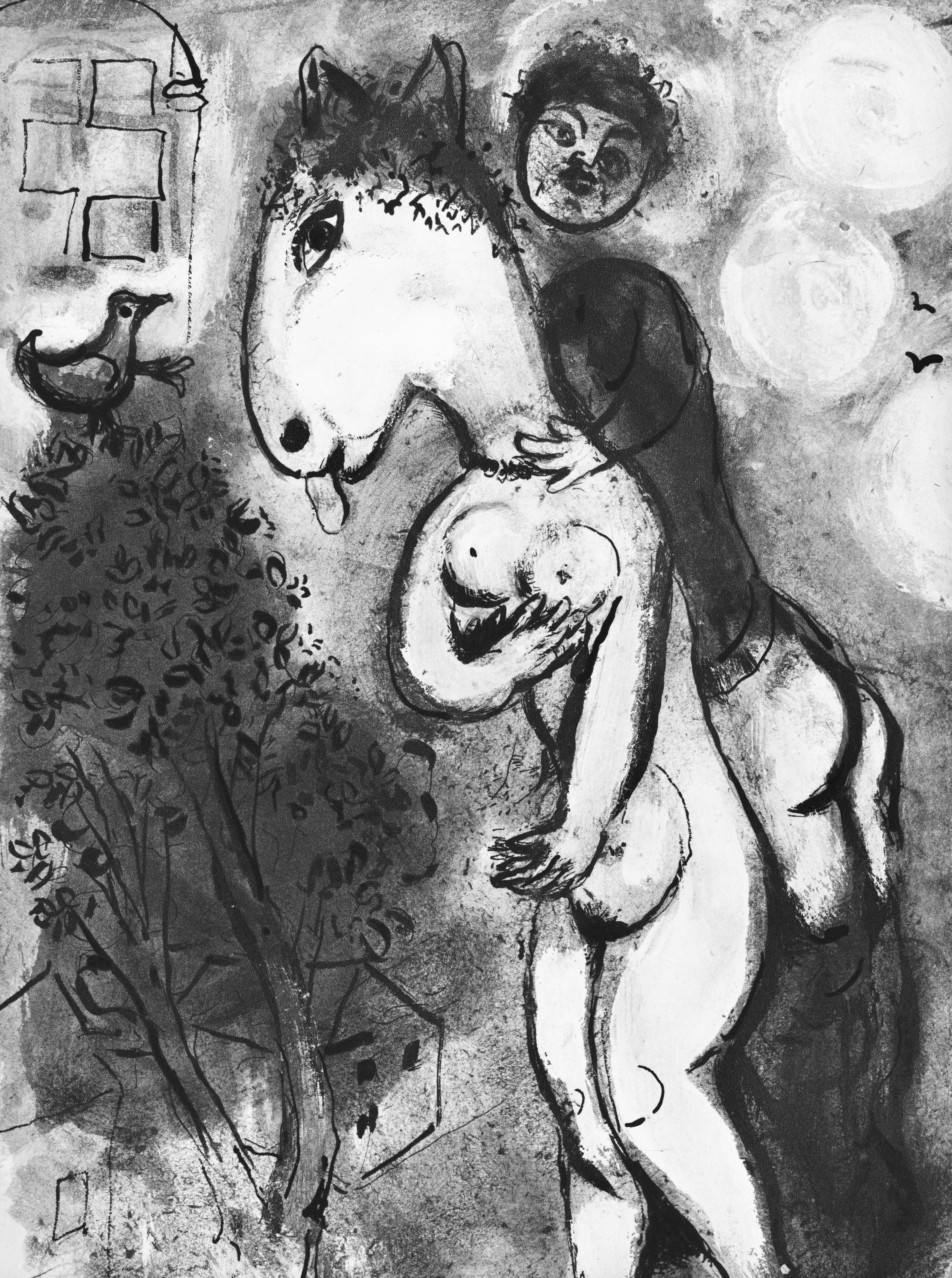 Marc Chagall, The Horse and the Lover, from Tales of Boccaccio, 1950