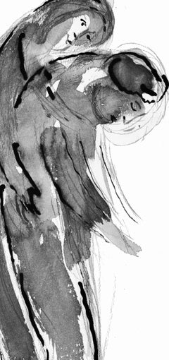 Marc Chagall, The Lovers in Gray, from Tales of Boccaccio, 1950