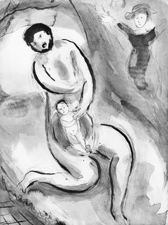Marc Chagall, The Birth, from Tales of Boccaccio, 1950