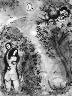 Marc Chagall, Lovers in the Moonlight, from Tales of Boccaccio, 1950