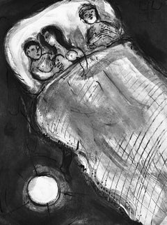 Marc Chagall, The Bed, from Tales of Boccaccio, 1950
