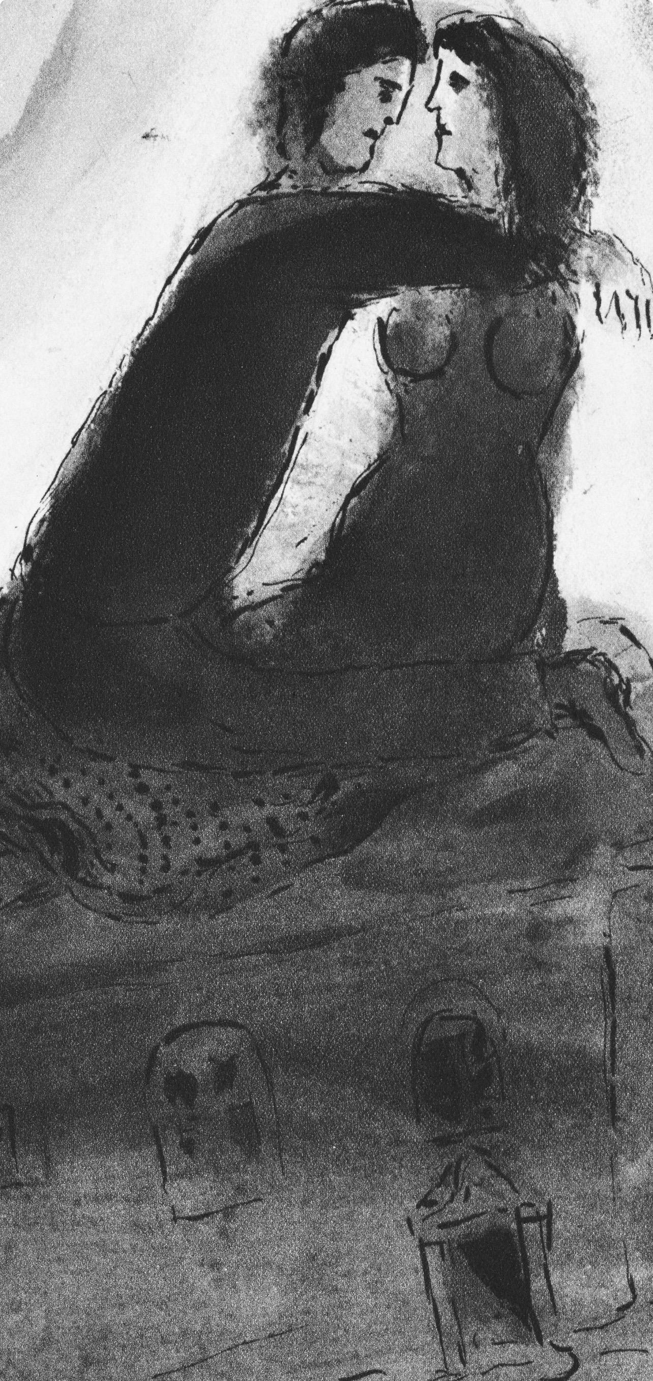 Composizione, Contes de Boccace, Verve: Revue Artistique et Littéraire - Print Espressionista di Marc Chagall