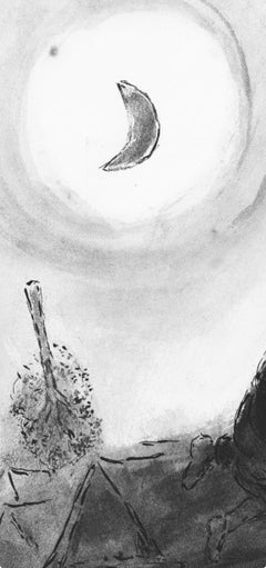 Marc Chagall, The Lovers under the Moon, from Tales of Boccaccio, 1950