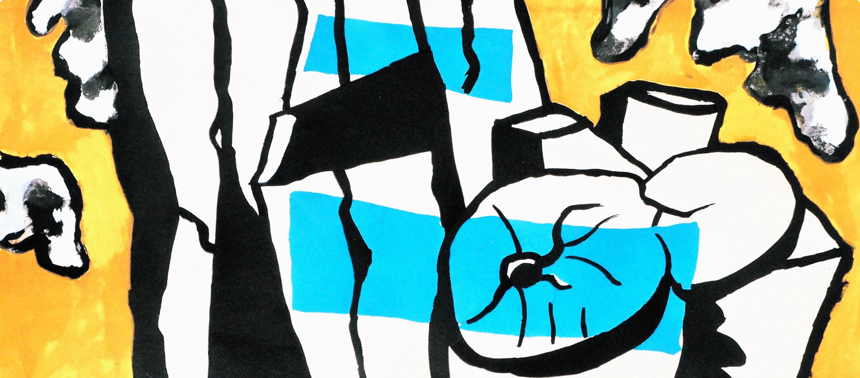 Fernand Leger, The Logs, from Contrastes, 1959 (after) - Print by Fernand Léger