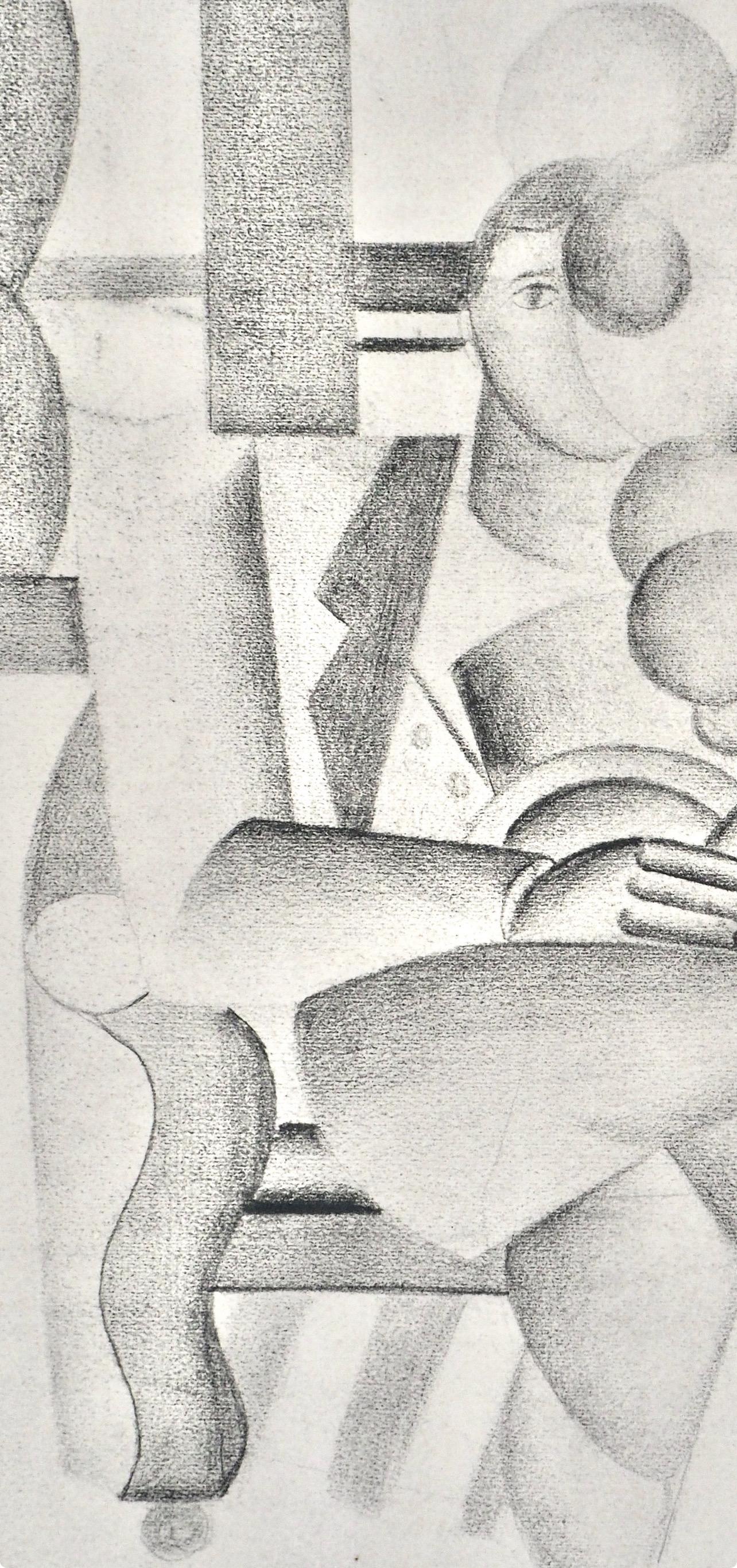 Léger, Composition, Contrastes (d'après) - Moderne Print par Fernand Léger