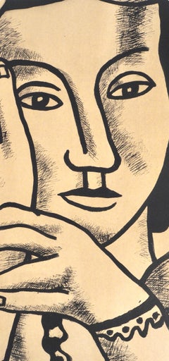 Fernand Leger, Porträt von Nadia, aus Contrastes, 1959 (nach)