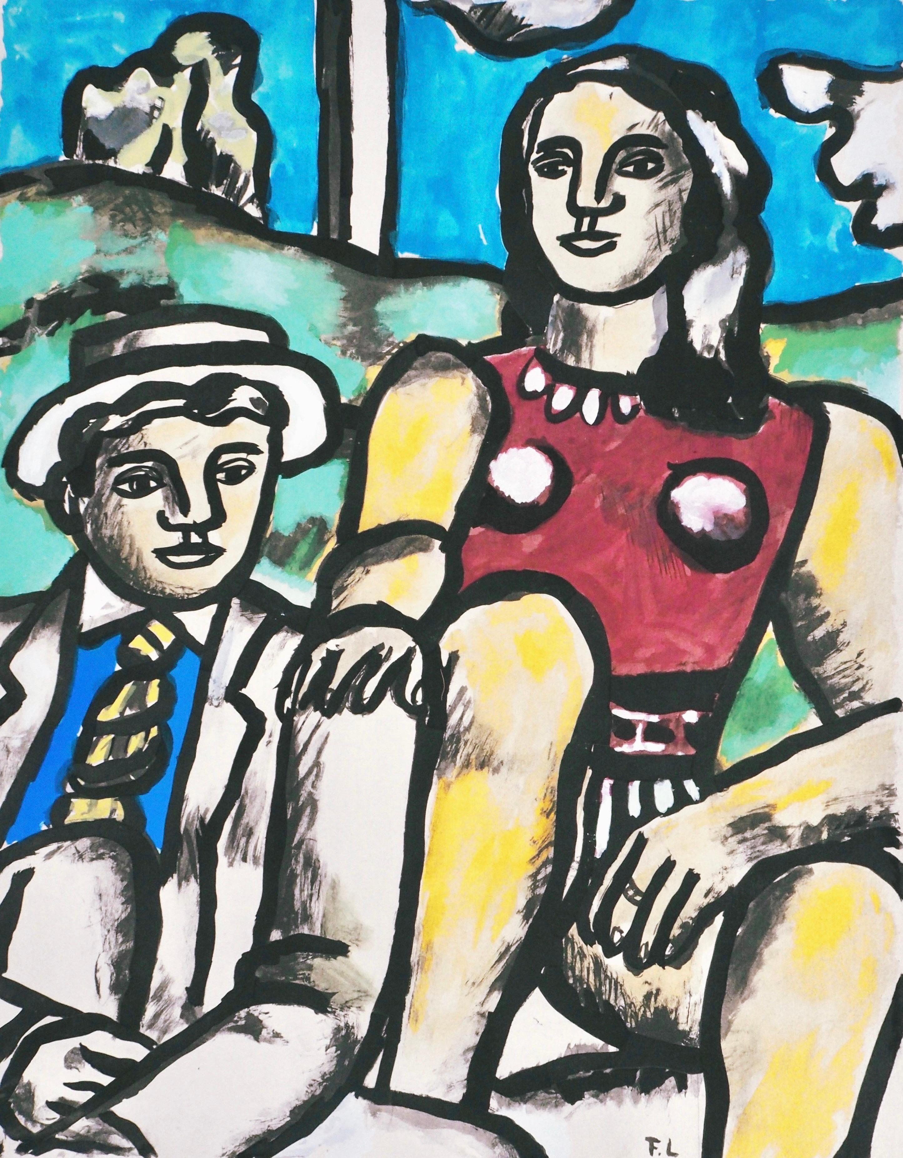 Fernand Leger, The Lovers, from Contrastes, 1959 (after)