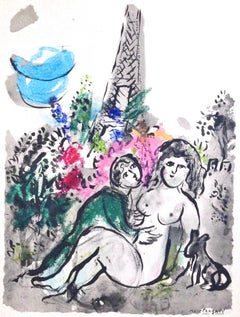 Chagall, Composition, Couleur amour