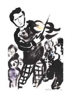 Chagall, Composición, Couleur amour (después de)