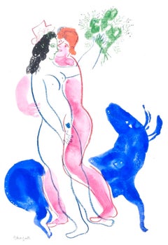 Chagall, Composizione, Couleur amour (dopo)