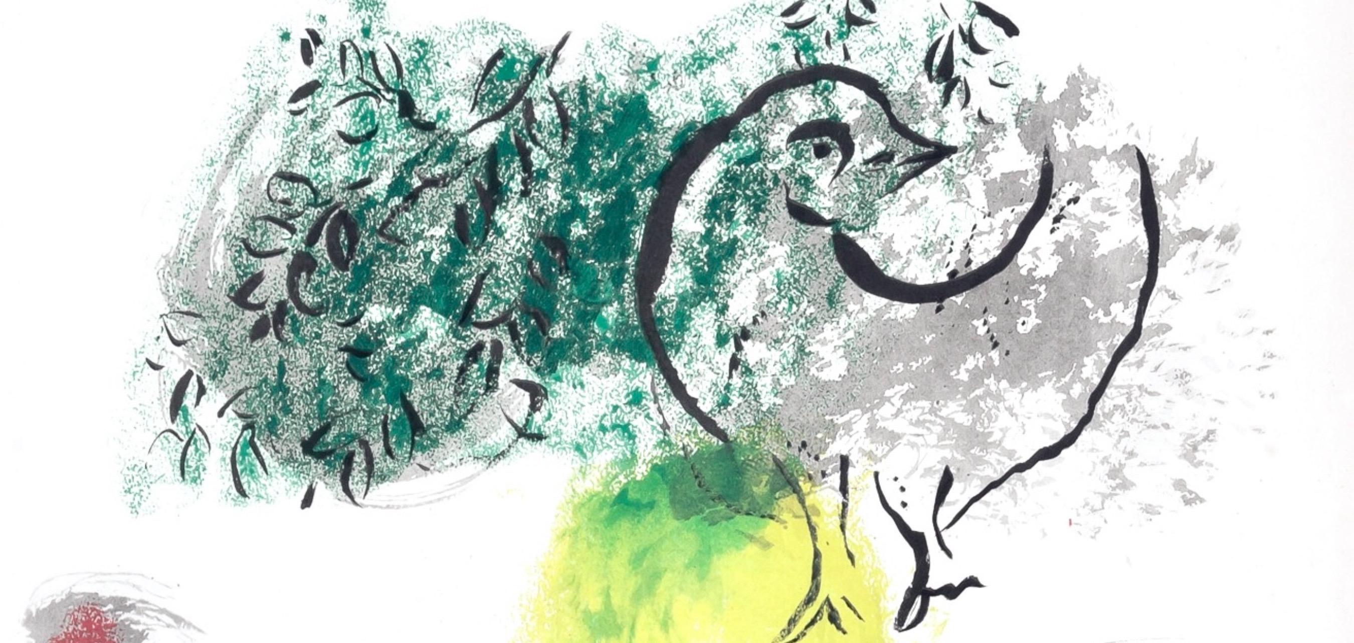 Marc Chagall, Nude with Bird, from Color of Love, 1958 (after) For Sale 2