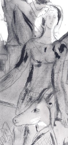 Marc Chagall, Winged Acrobat, from Color of Love, 1958 (after)