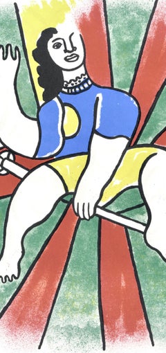 Fernand Leger, Plate 22, from Circus, 1950