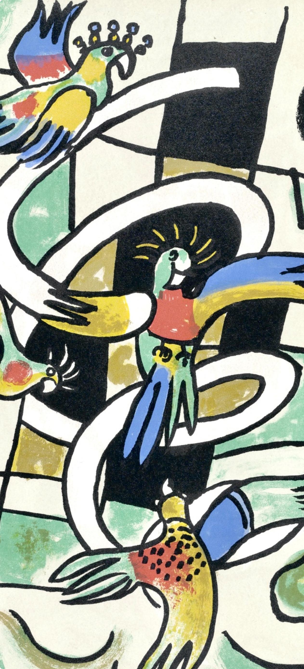 Fernand Leger, Plate 28, from Circus, 1950 - Print by Fernand Léger