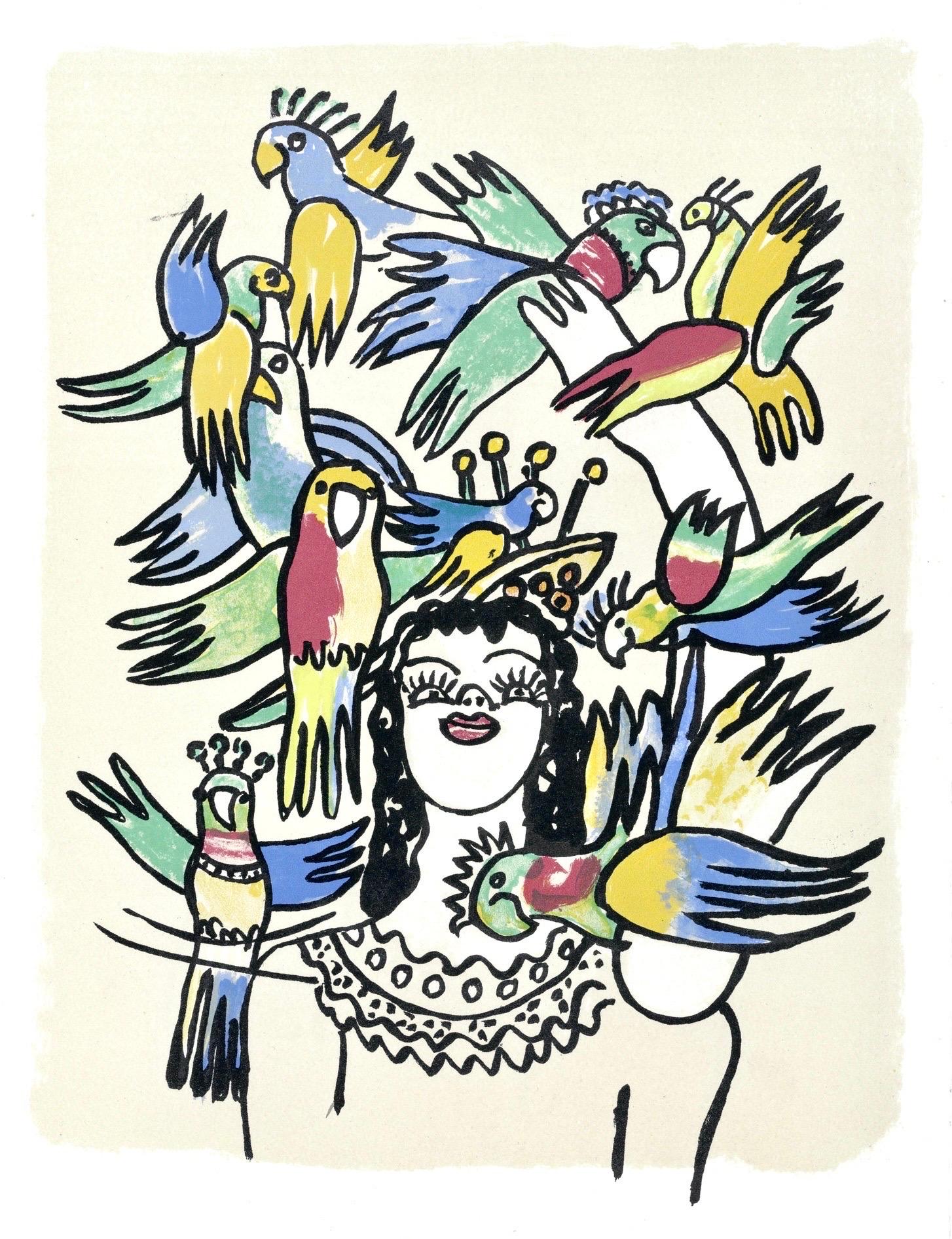 Fernand Leger, Plate 29, from Circus, 1950