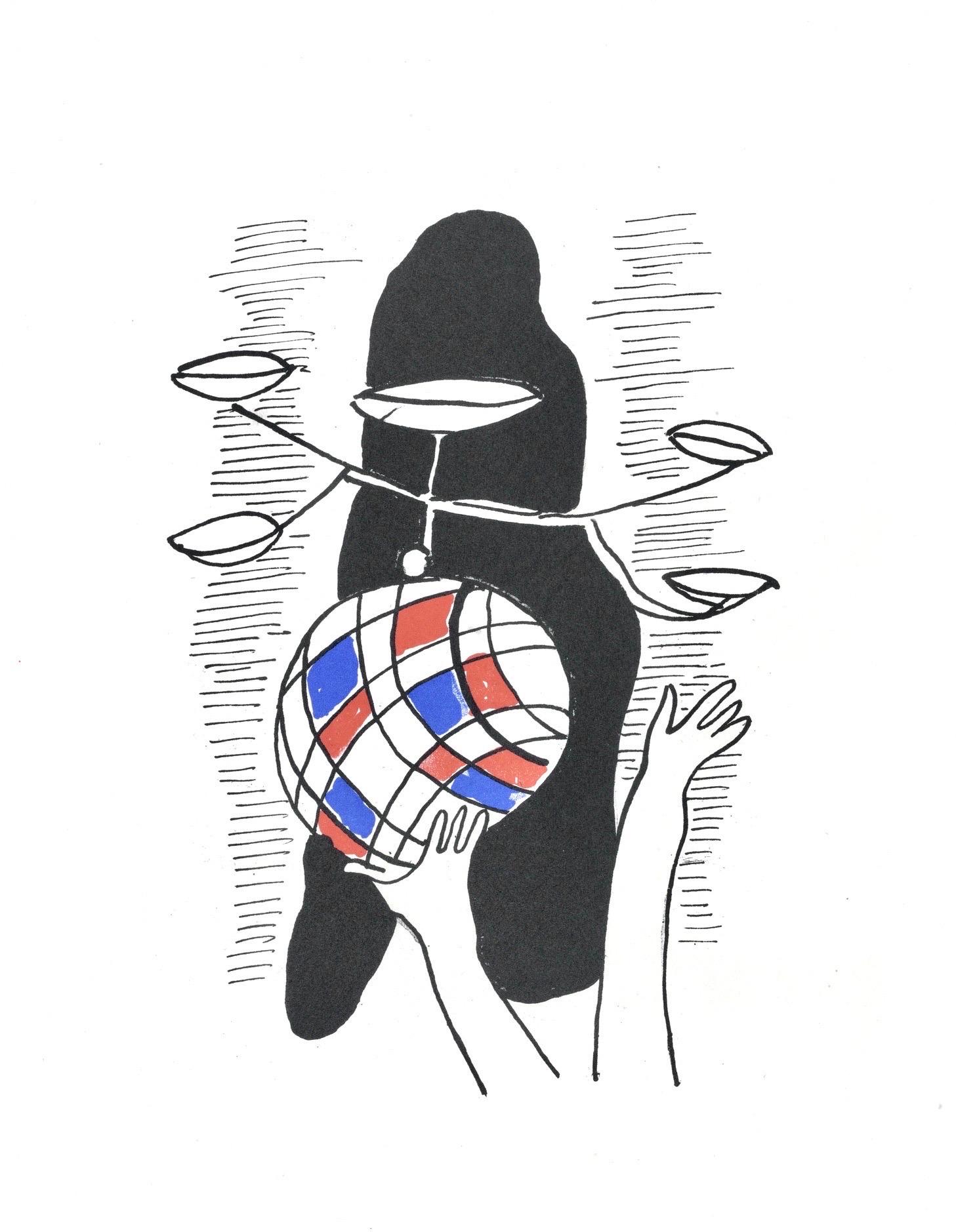 Fernand Leger, Plate 34, from Circus, 1950