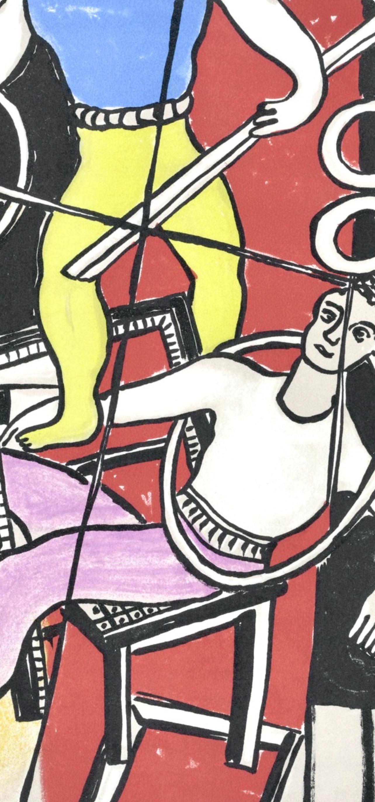 Fernand Leger, Plate 49, from Circus, 1950 - Print by Fernand Léger