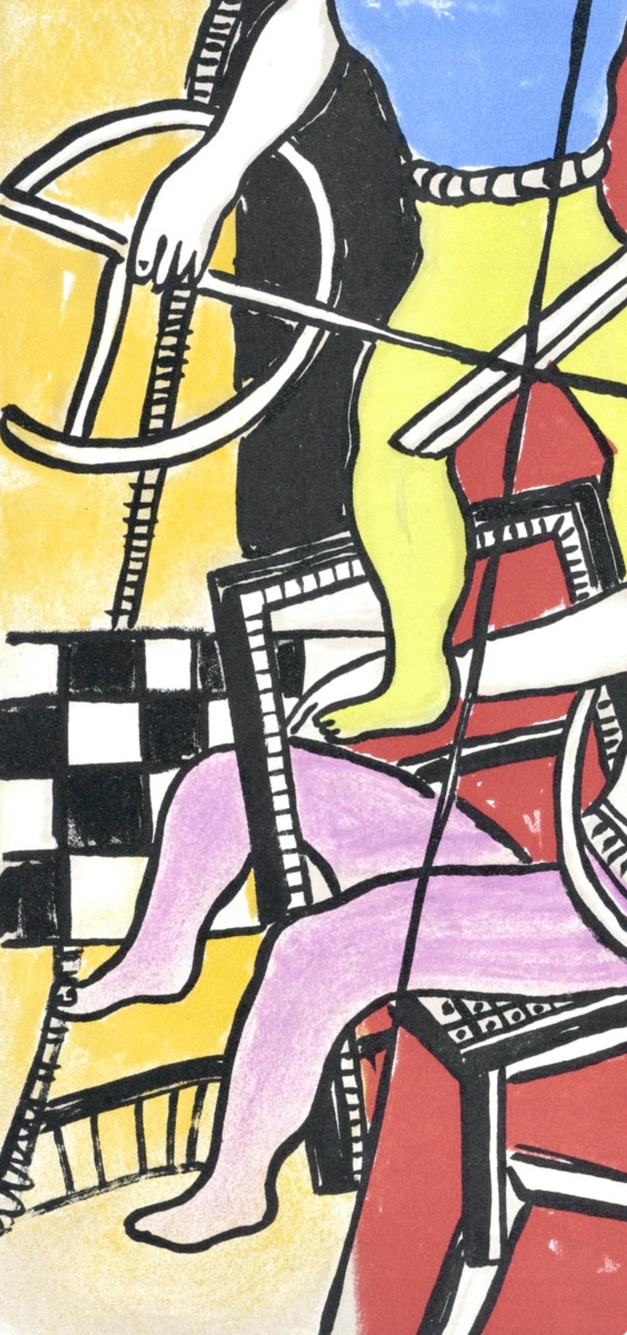Fernand Leger, Plate 49, from Circus, 1950 - Modern Print by Fernand Léger