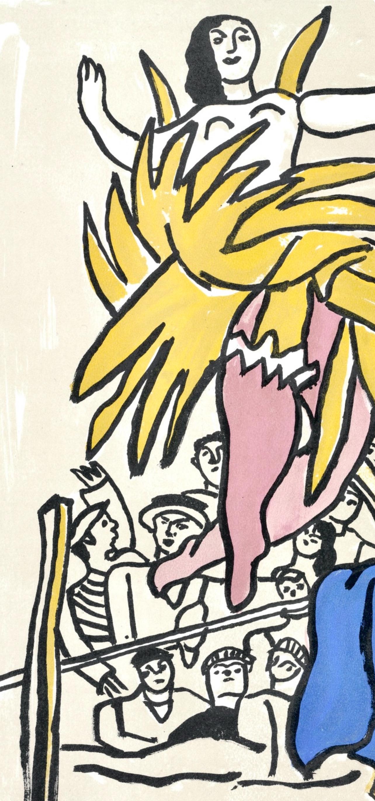 Fernand Leger, Plate 60, from Circus, 1950 - Modern Print by Fernand Léger