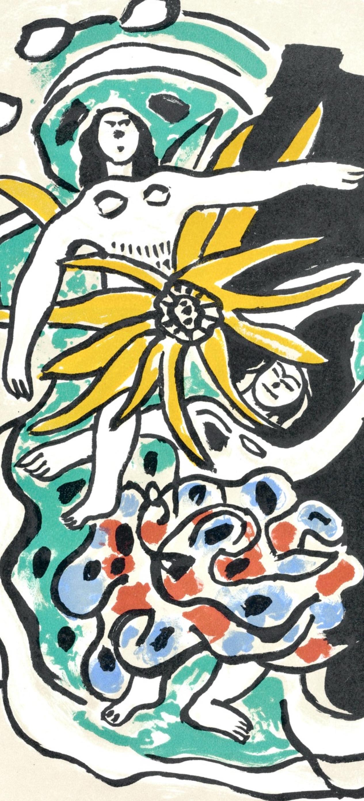 Fernand Leger, Plate 61, from Circus, 1950 - Modern Print by Fernand Léger