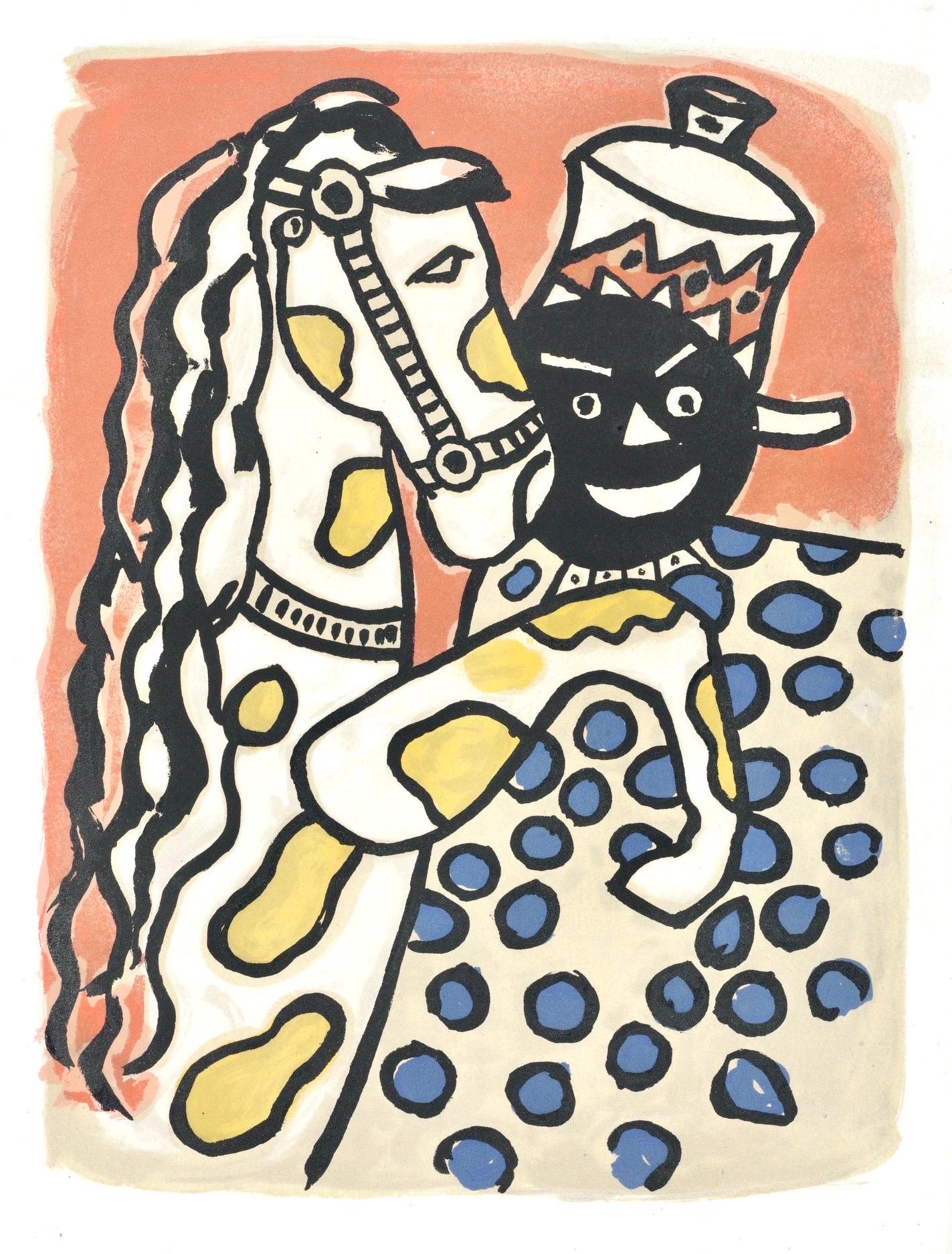 Fernand Leger, Plate 69, from Circus, 1950