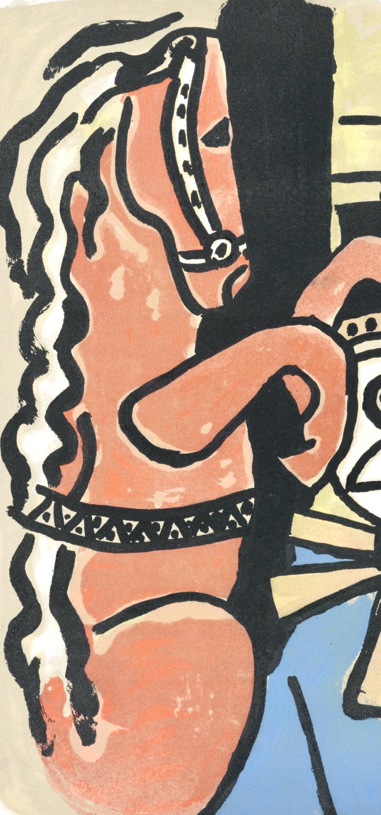 Fernand Leger, Plate 68, from Circus, 1950 - Modern Print by Fernand Léger
