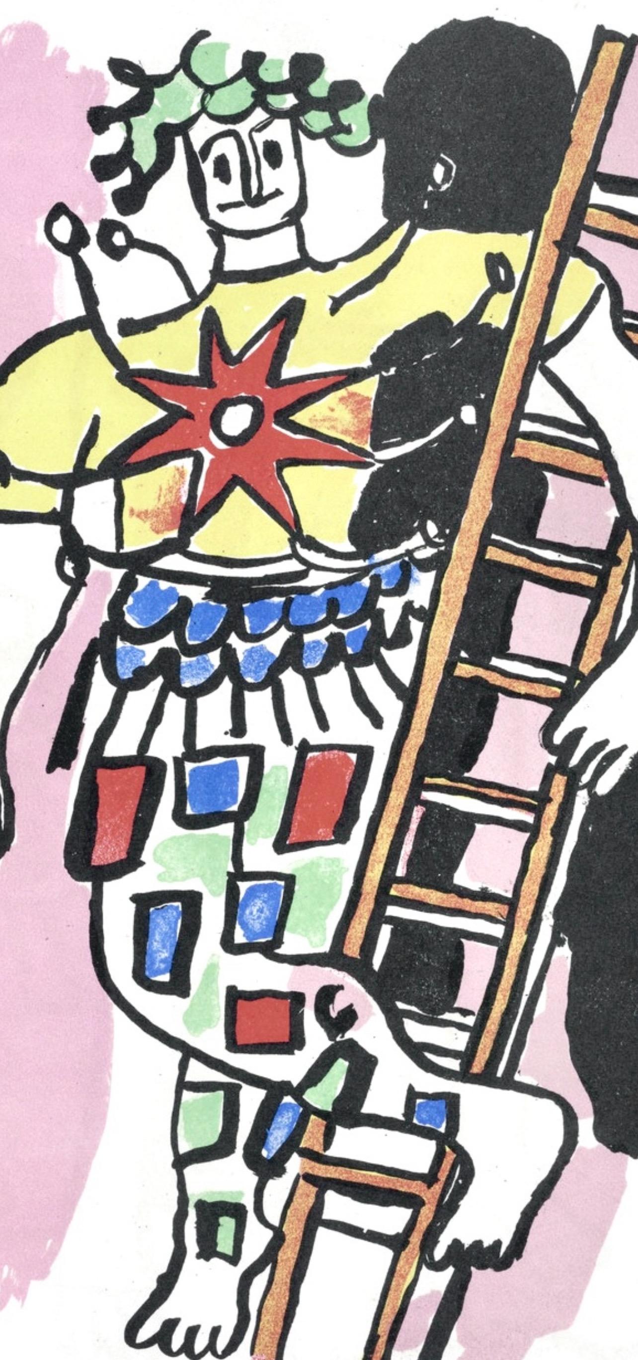 Fernand Leger, Plate 79, from Circus, 1950 - Print by Fernand Léger