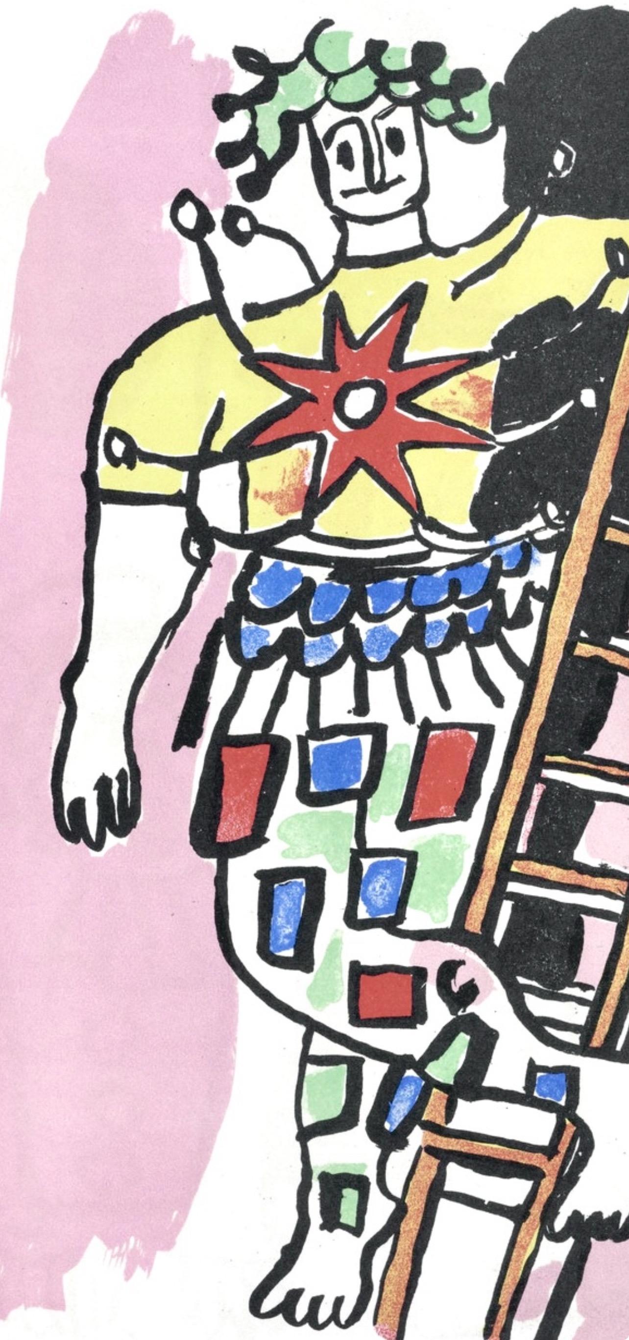 Fernand Leger, Plate 79, from Circus, 1950 - Modern Print by Fernand Léger