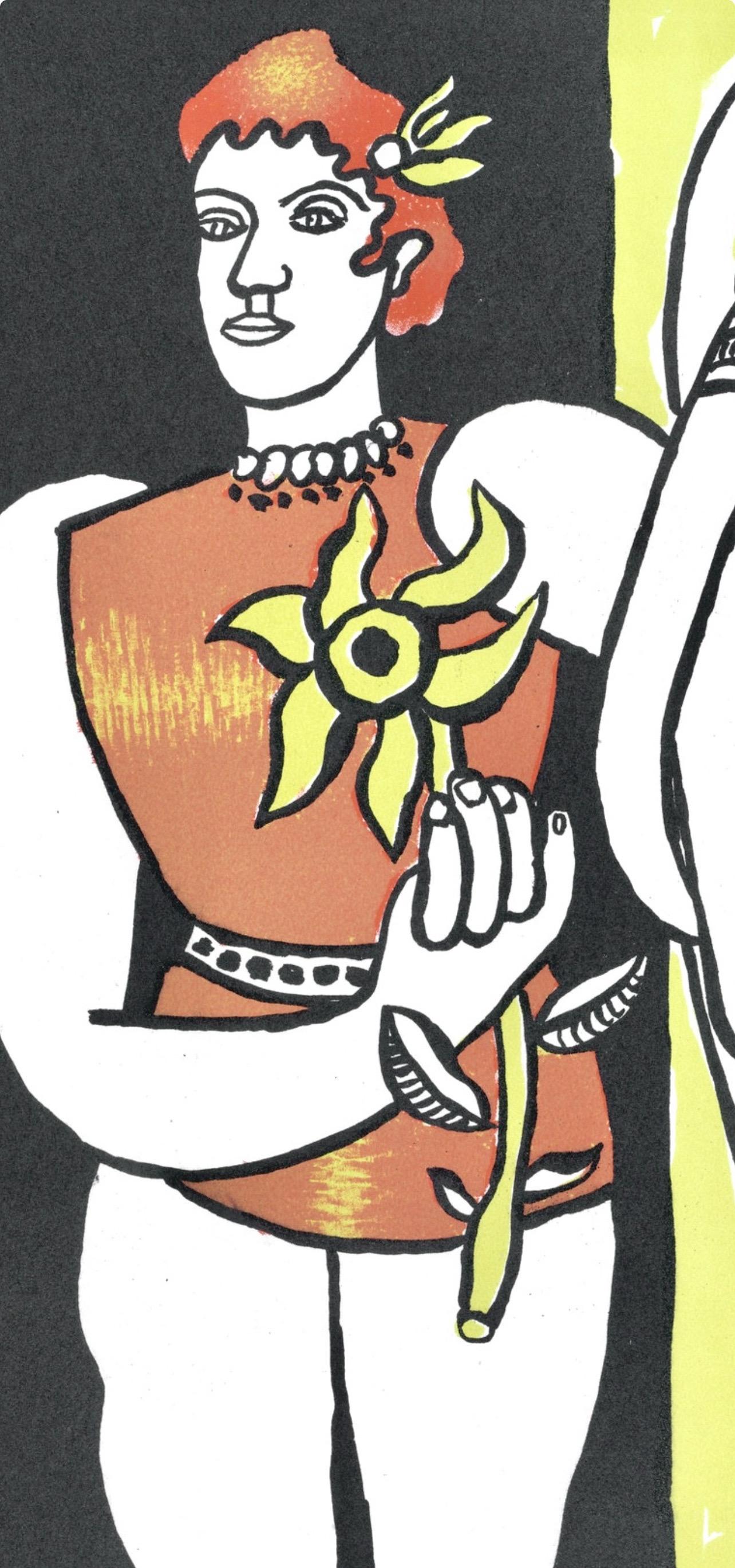 Fernand Leger, Plate 98, from Circus, 1950 - Print by Fernand Léger