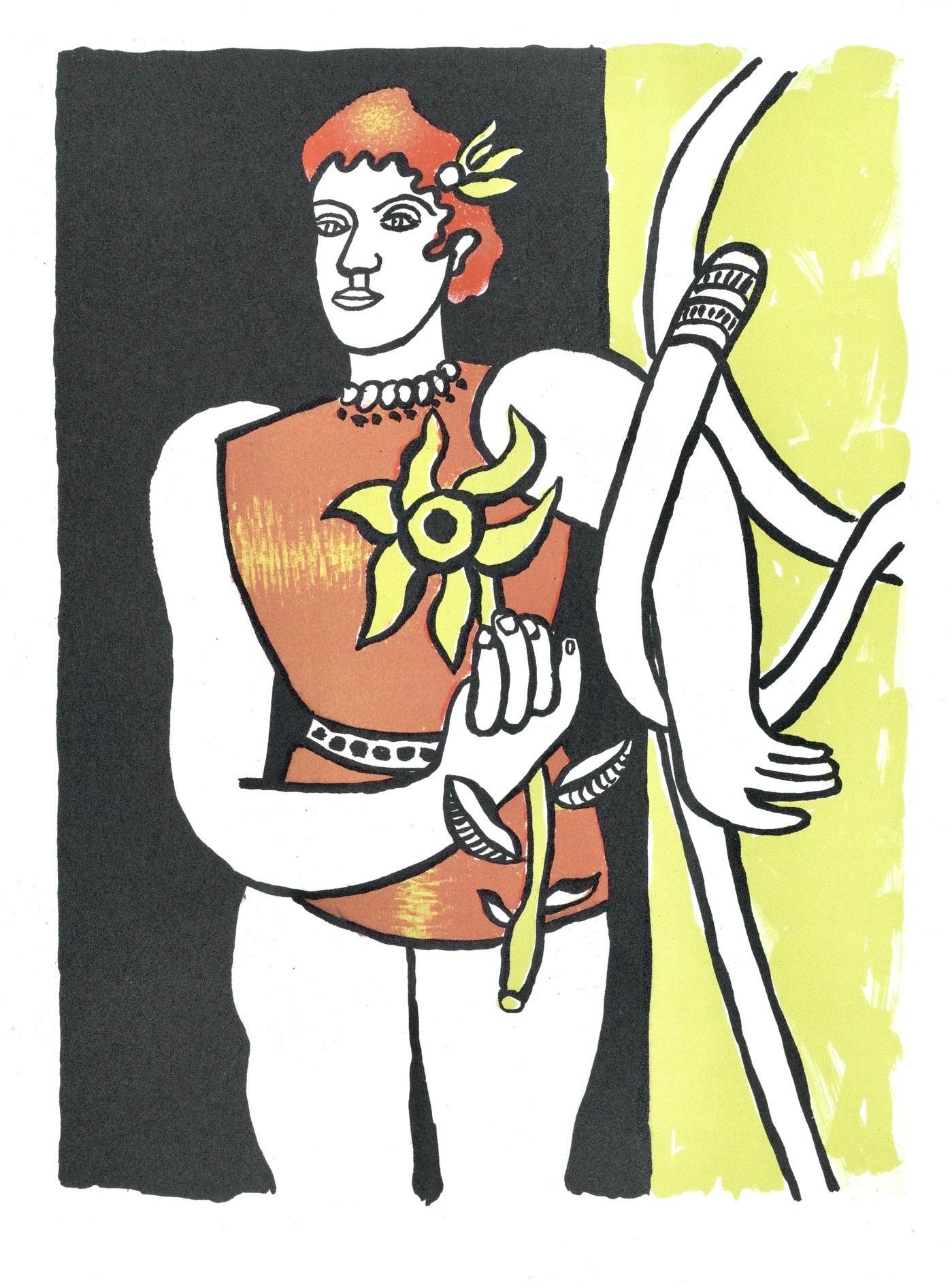 Fernand Leger, Plate 98, from Circus, 1950