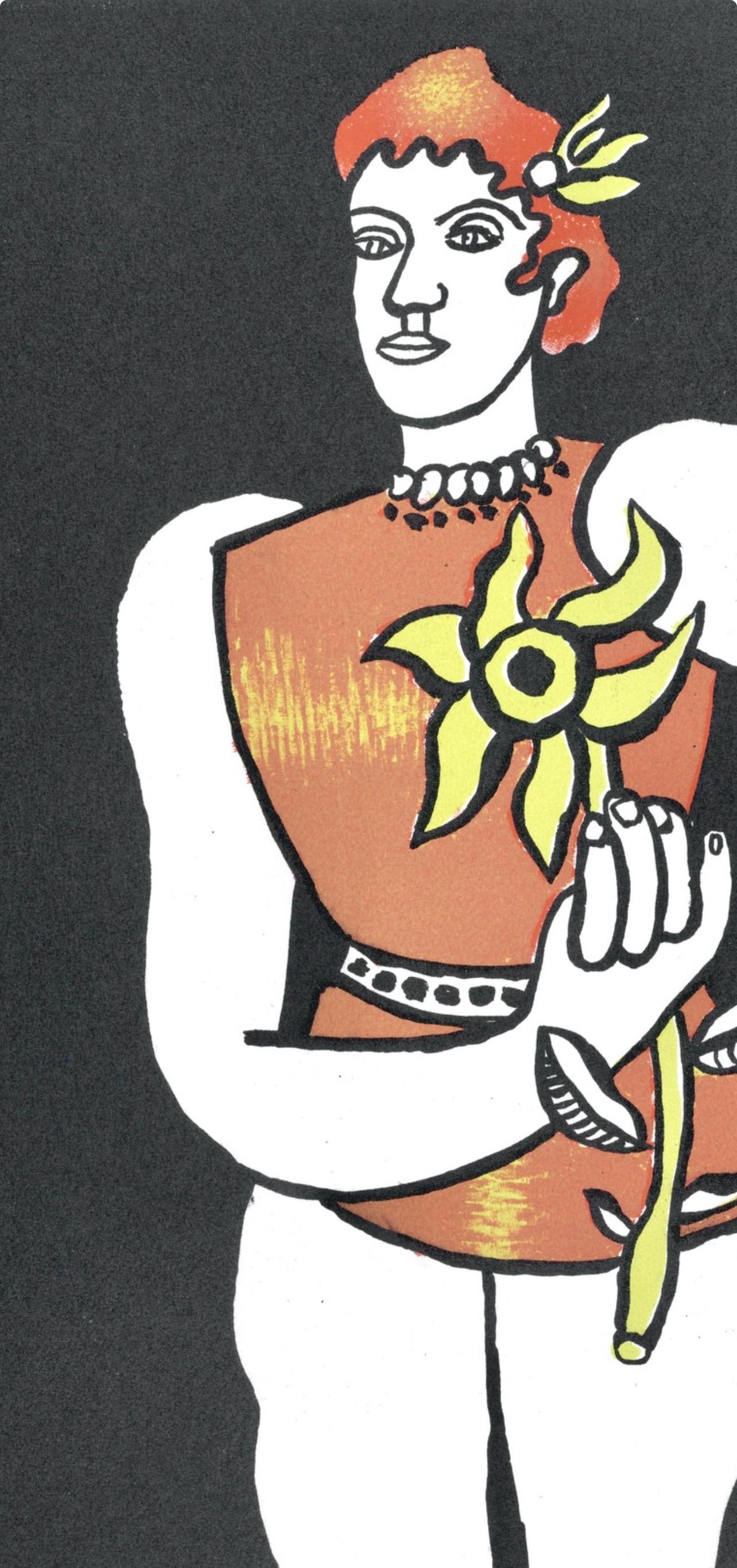 Fernand Leger, Plate 98, from Circus, 1950 - Modern Print by Fernand Léger