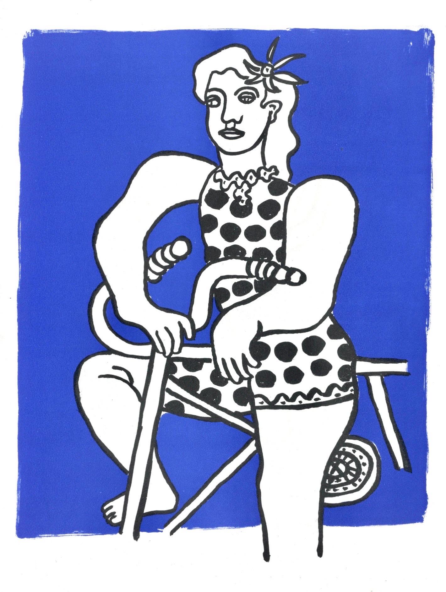 Fernand Leger, Plate 106, from Circus, 1950