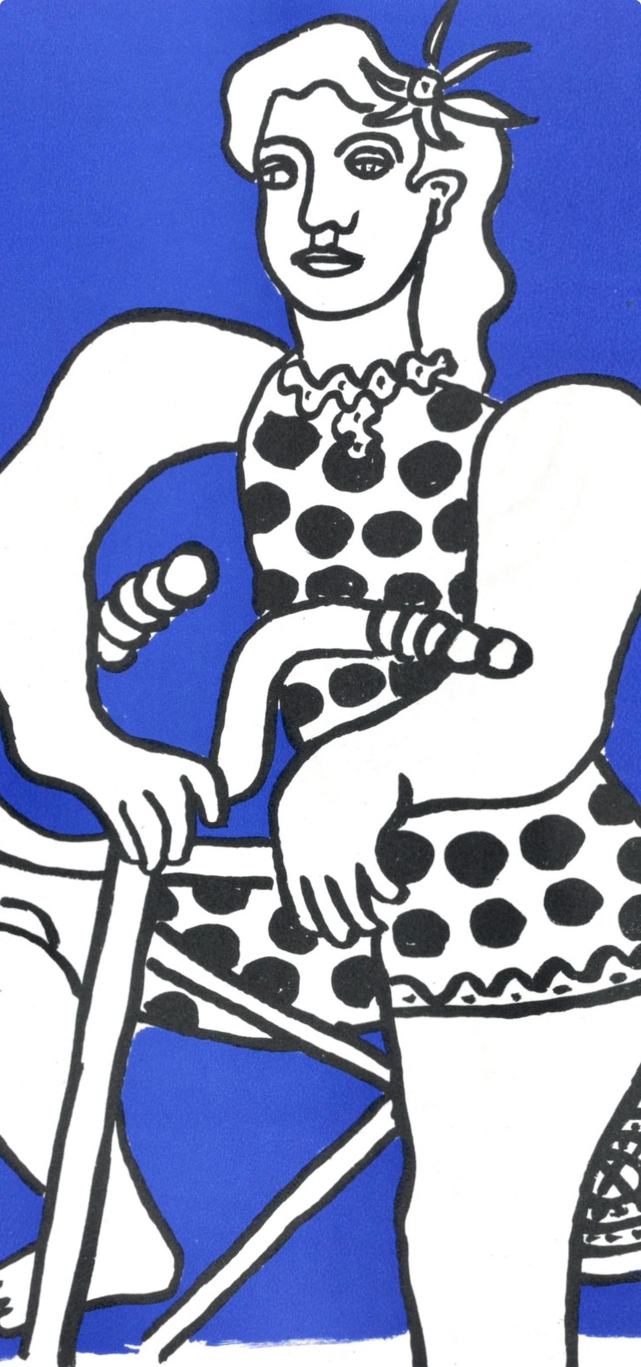 Fernand Leger, Plate 106, from Circus, 1950 - Print by Fernand Léger