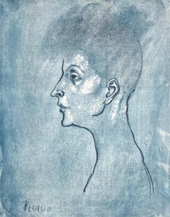 Pablo Picasso, Head of a Woman, from Fifteen Drawings, 1946 (after)