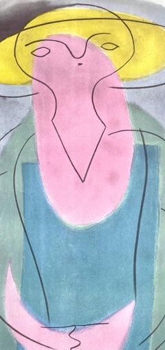 Pablo Picasso, Portrait of a Lady, from Fifteen Drawings, 1946 (after)