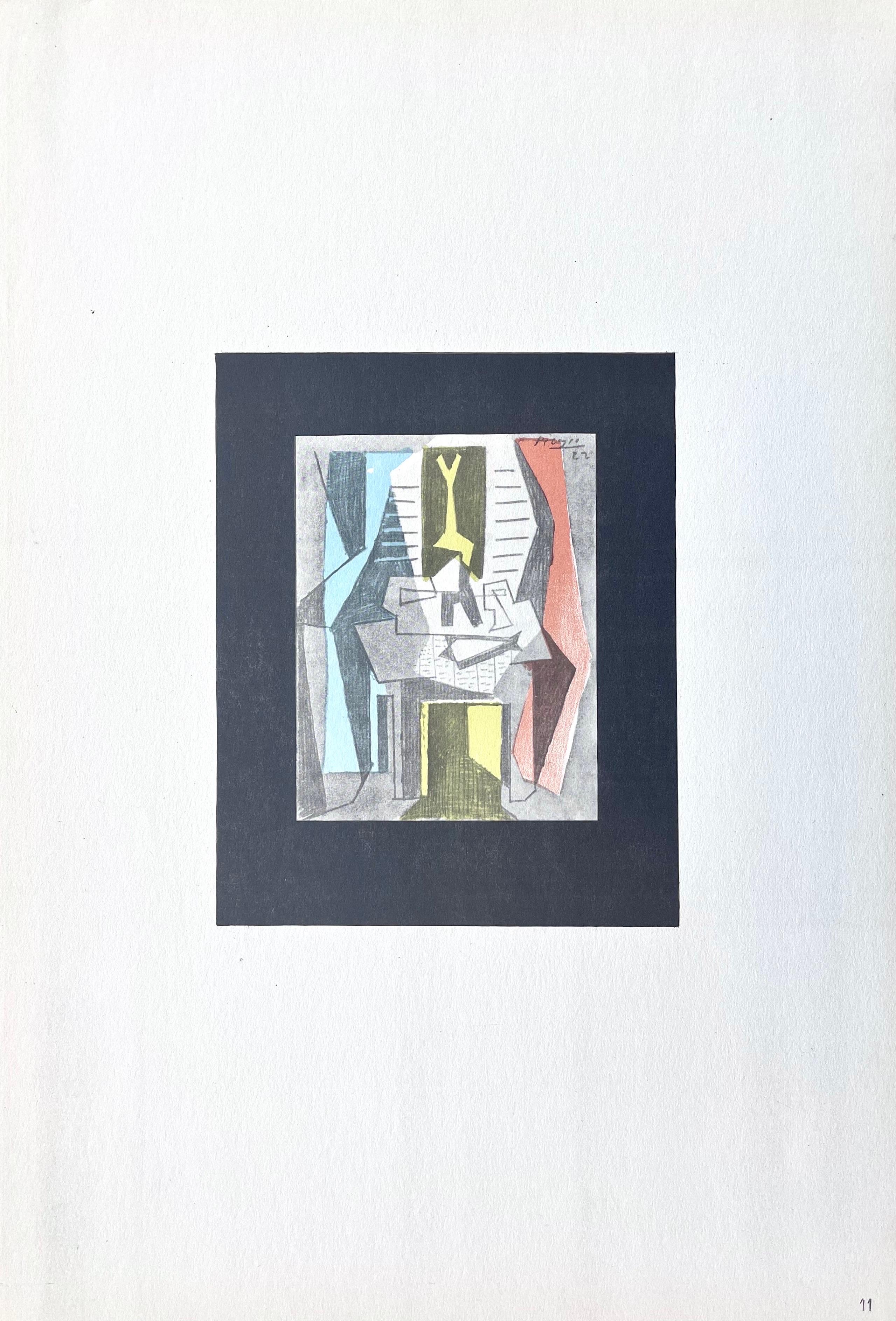 Lithographie et pochoir sur papier vélin. Non signé et non numéroté, tel que publié. Bon état. Notes : Extrait de l'in-folio Picasso : Fifteen Drawings, 1946. Publié par Pantheon Books, Inc., New York ; rendu et imprimé par Albert Carman, City