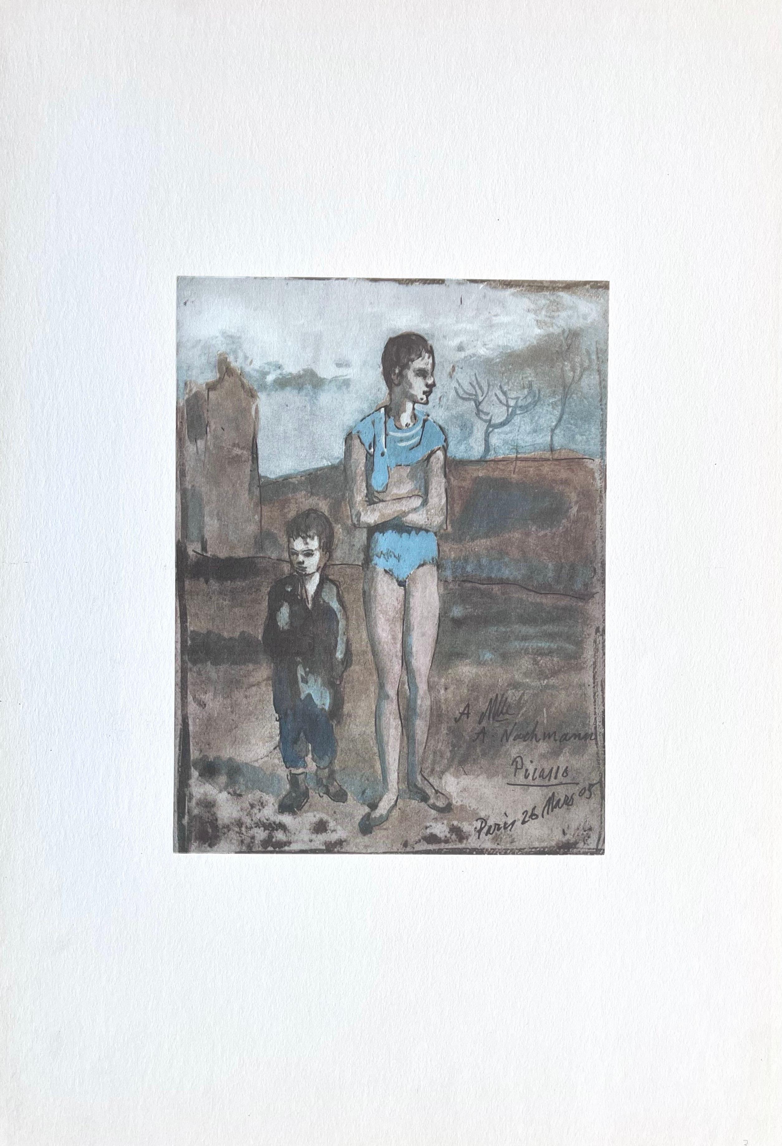 Lithographie et pochoir sur papier vélin. Non signé et non numéroté, tel que publié. Bon état. Notes : Extrait de l'in-folio Picasso : Fifteen Drawings, 1946. Publié par Pantheon Books, Inc., New York ; rendu et imprimé par Albert Carman, City