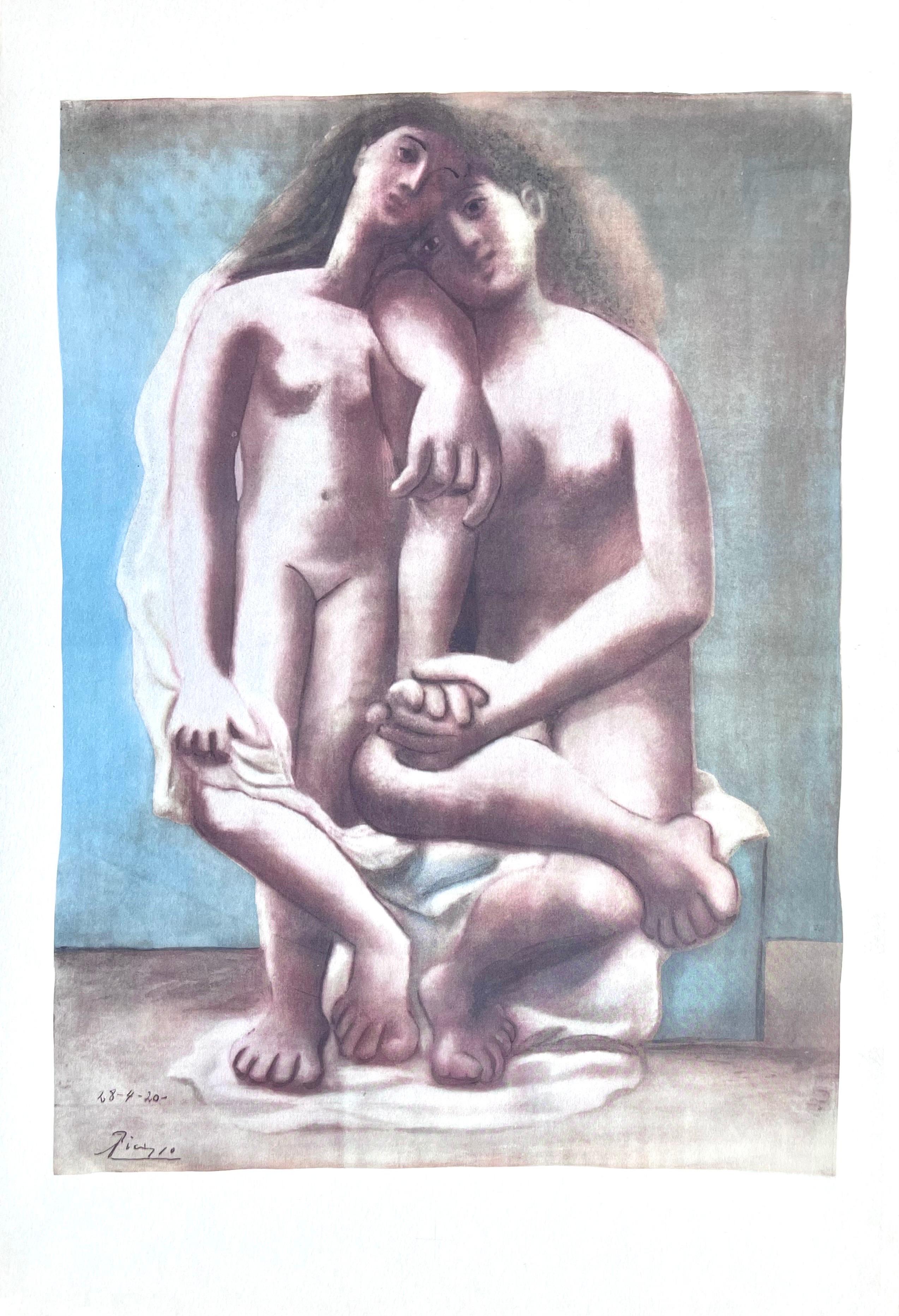 Lithographie et pochoir sur papier vélin. Non signé et non numéroté, tel que publié. Bon état. Notes : Extrait de l'in-folio Picasso : Fifteen Drawings, 1946. Publié par Pantheon Books, Inc., New York ; rendu et imprimé par Albert Carman, City