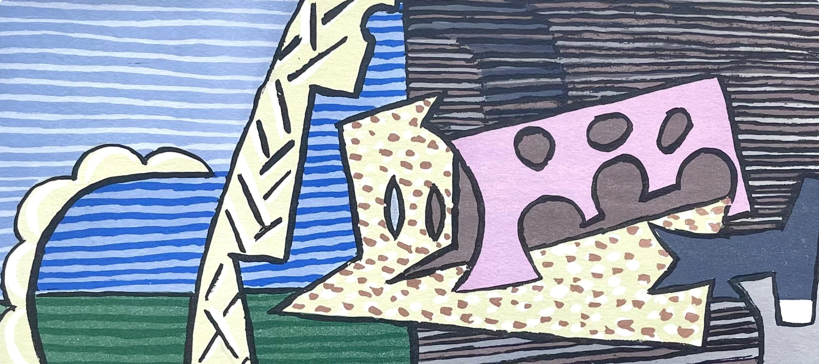 Picasso, Der Korb, Picasso: Zehn Zeichnungen (nach) – Print von Pablo Picasso