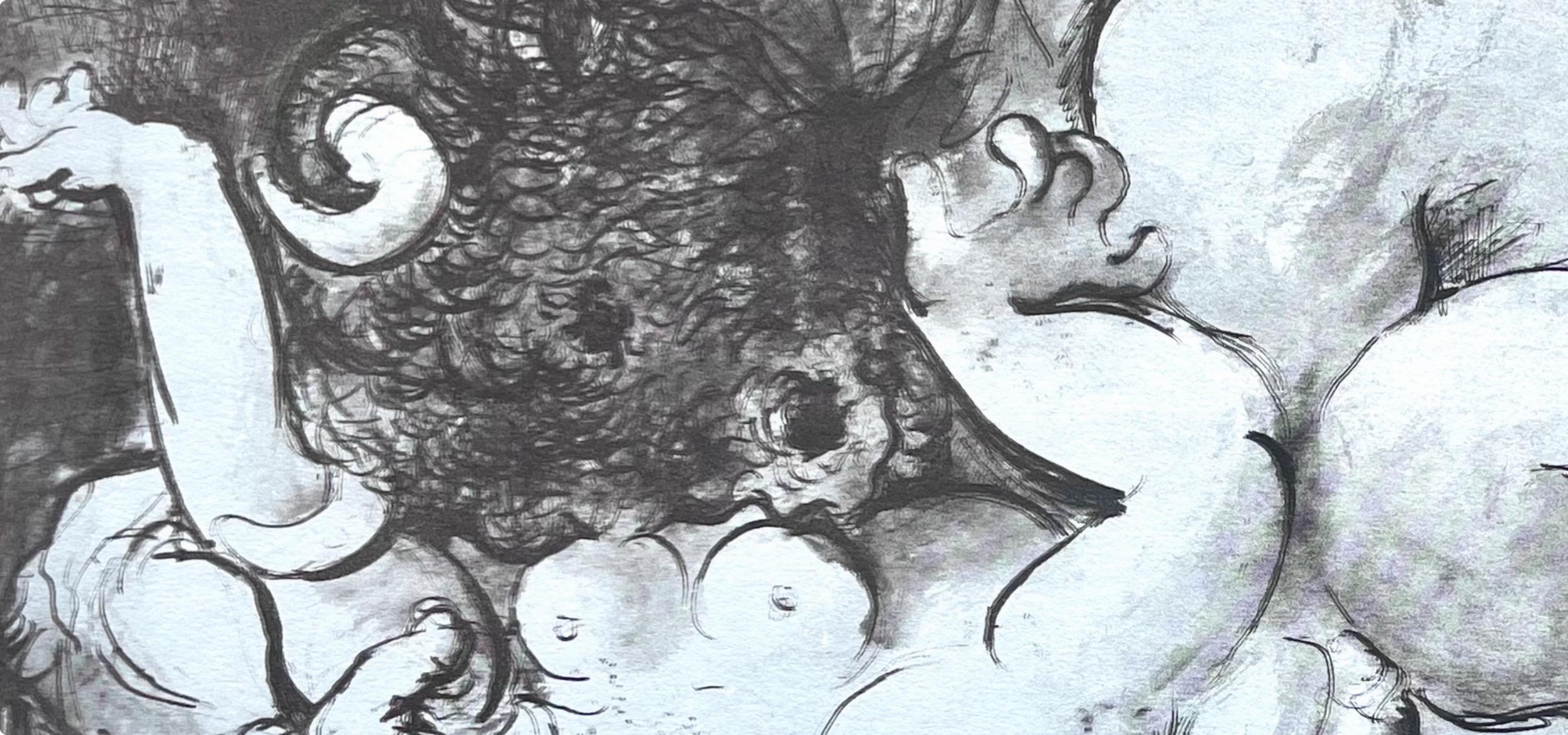 Picasso, Minotaur, Picasso : quinze dessins (après) - Print de Pablo Picasso