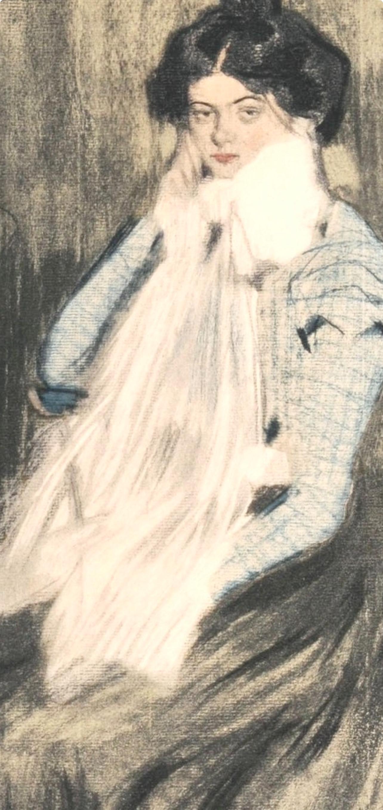 Picasso, Komposition, Les Bleus de Barcelone (nachdem) – Print von Pablo Picasso