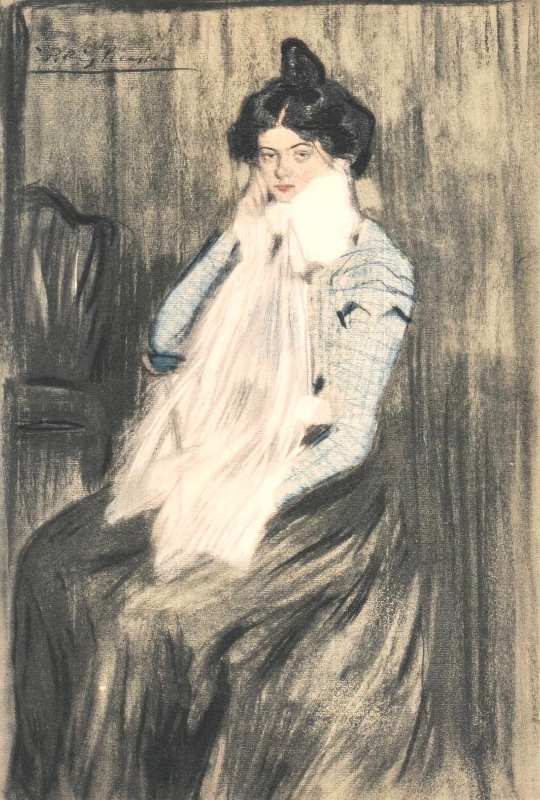 Picasso, Composition, Les Bleus de Barcelone (après)