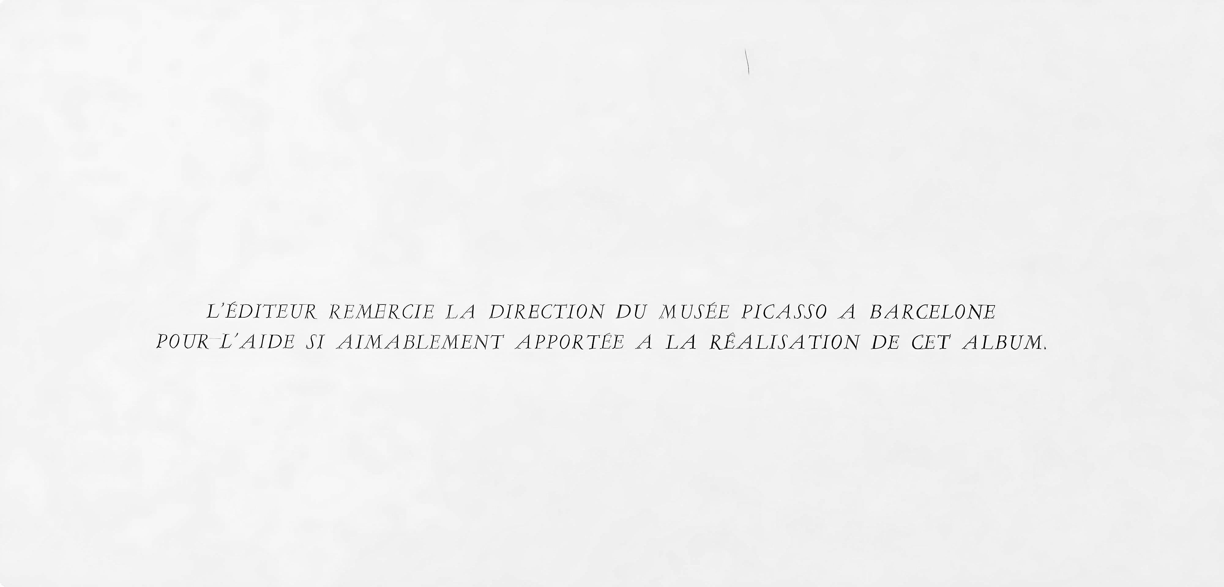 Picasso, Komposition, Les Bleus de Barcelone (nachdem) 3
