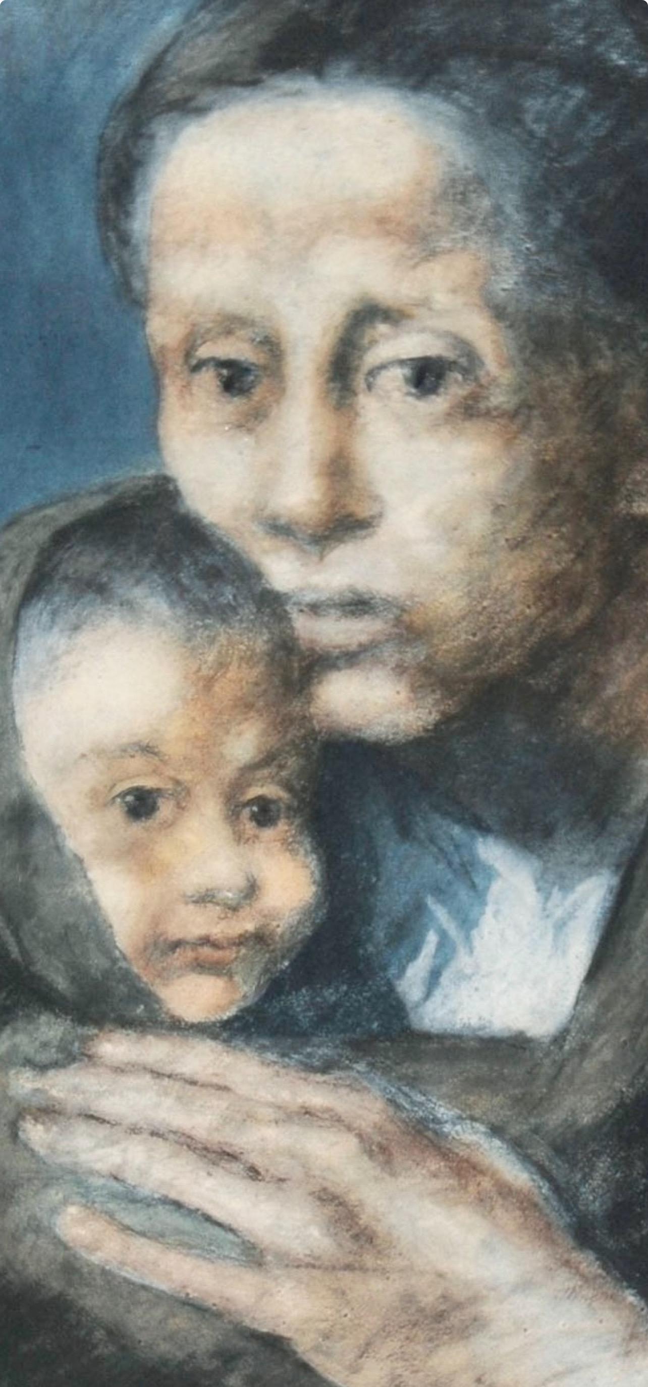 Picasso, Composition, Les Bleus de Barcelone (après) - Print de Pablo Picasso