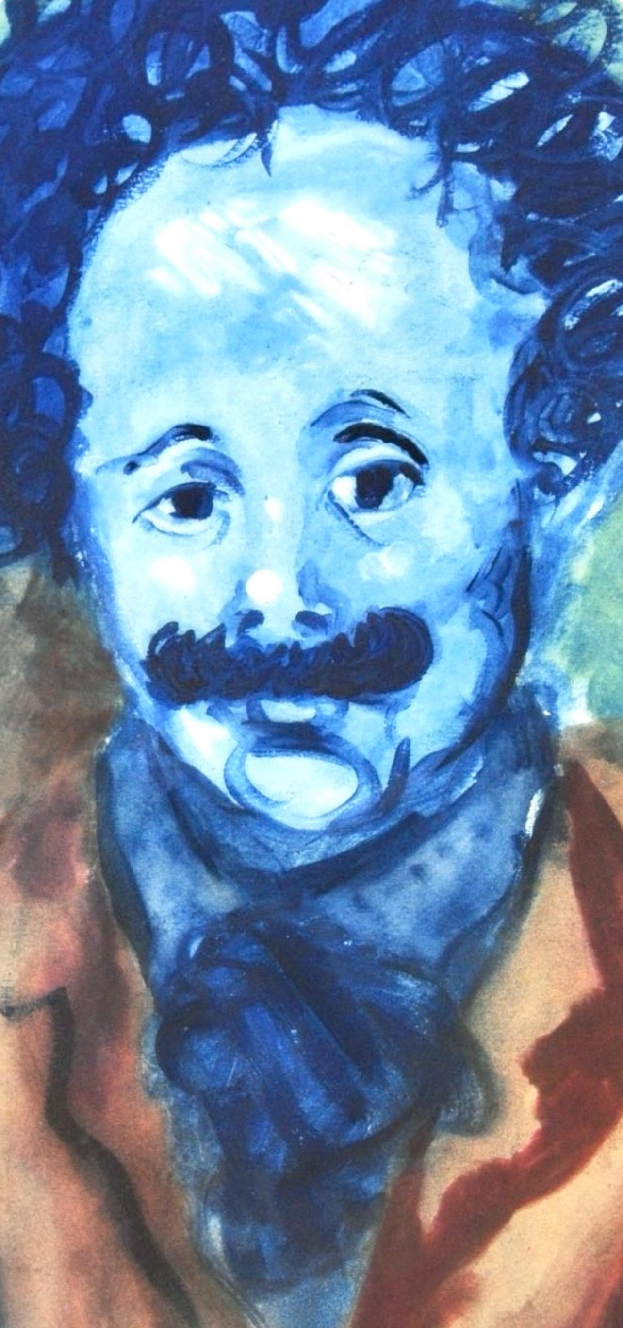 Picasso, Composition, Les Bleus de Barcelone (après) - Print de Pablo Picasso