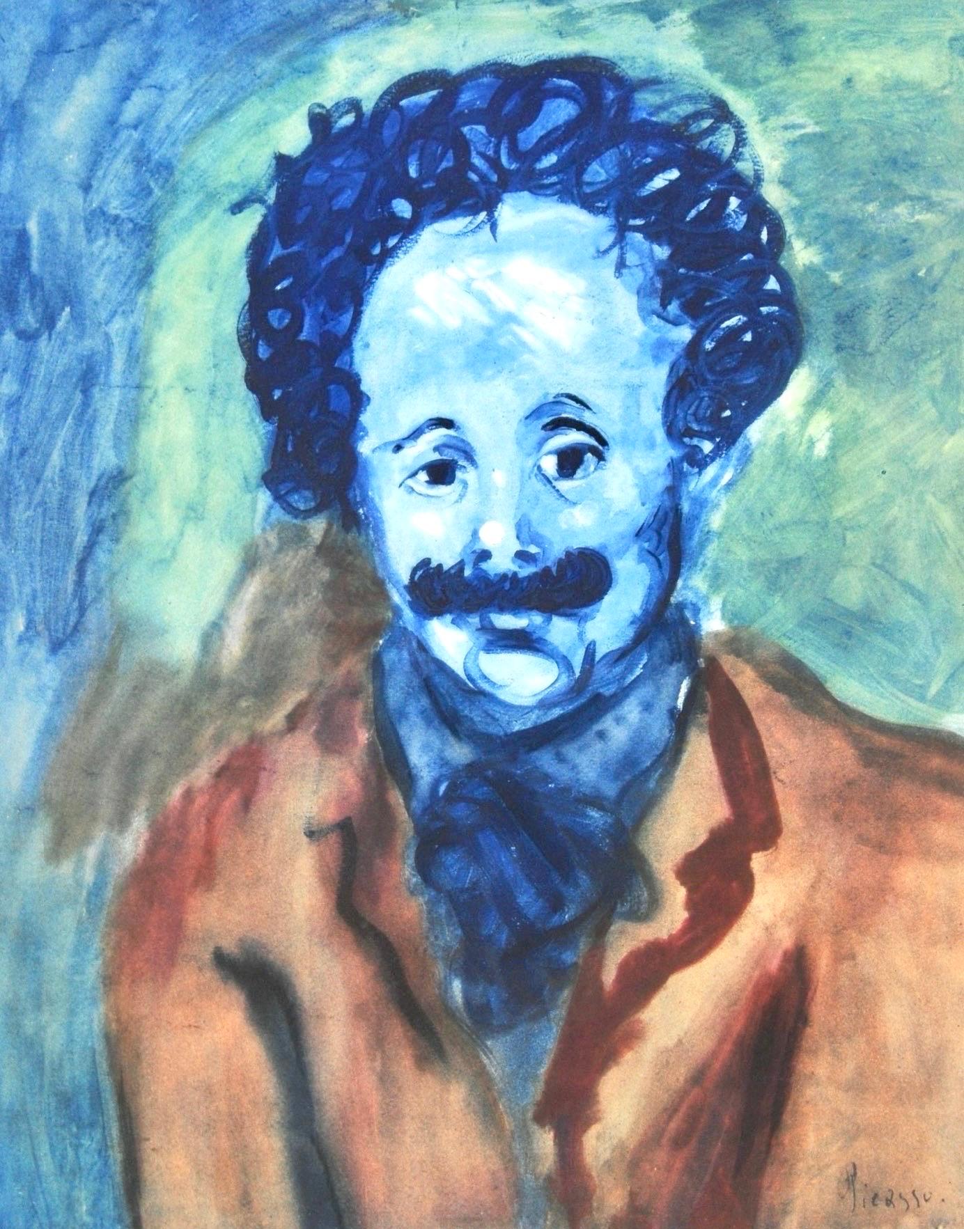 Picasso, Composition, Les Bleus de Barcelone (après)