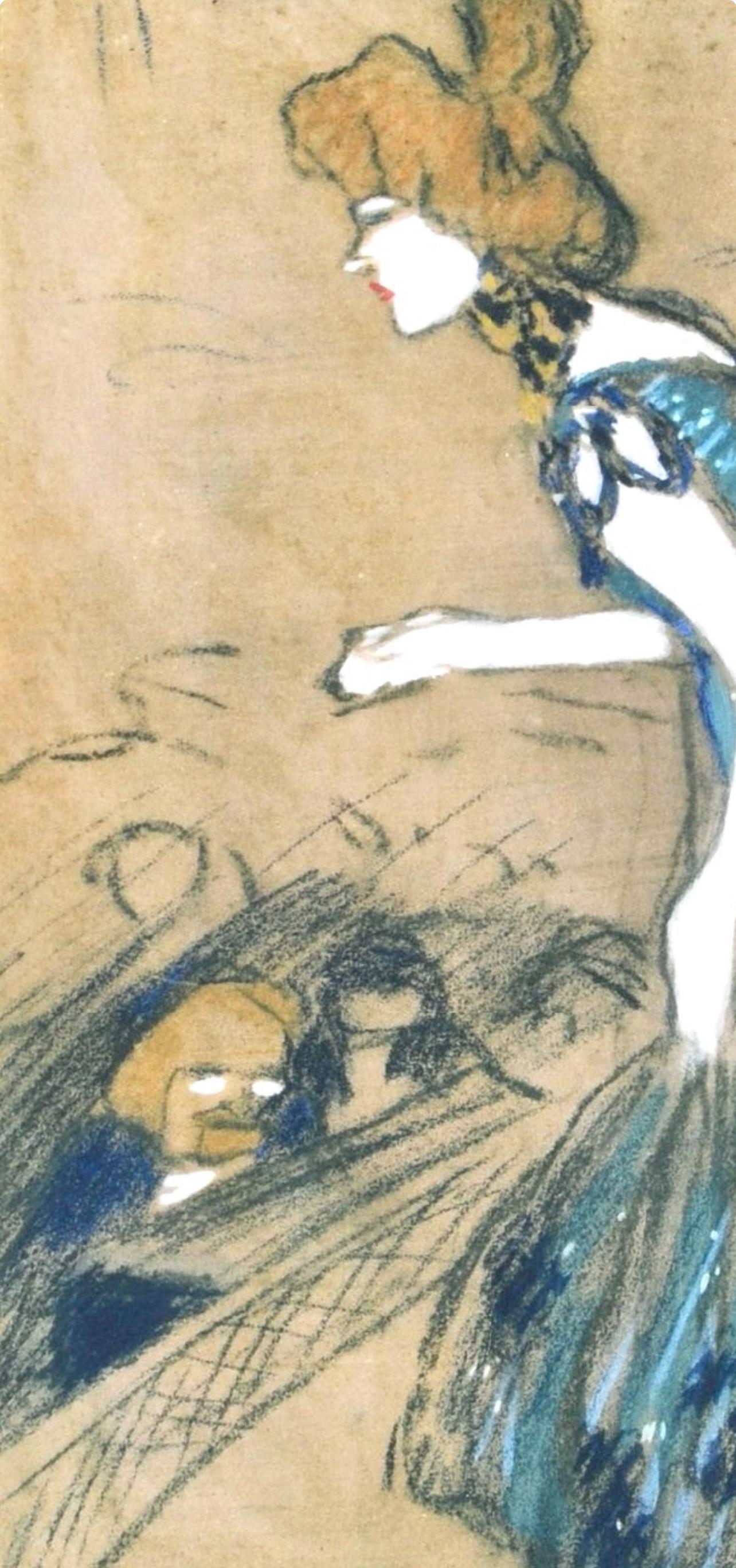 Picasso, Composition, Les Bleus de Barcelone (après) - Moderne Print par Pablo Picasso