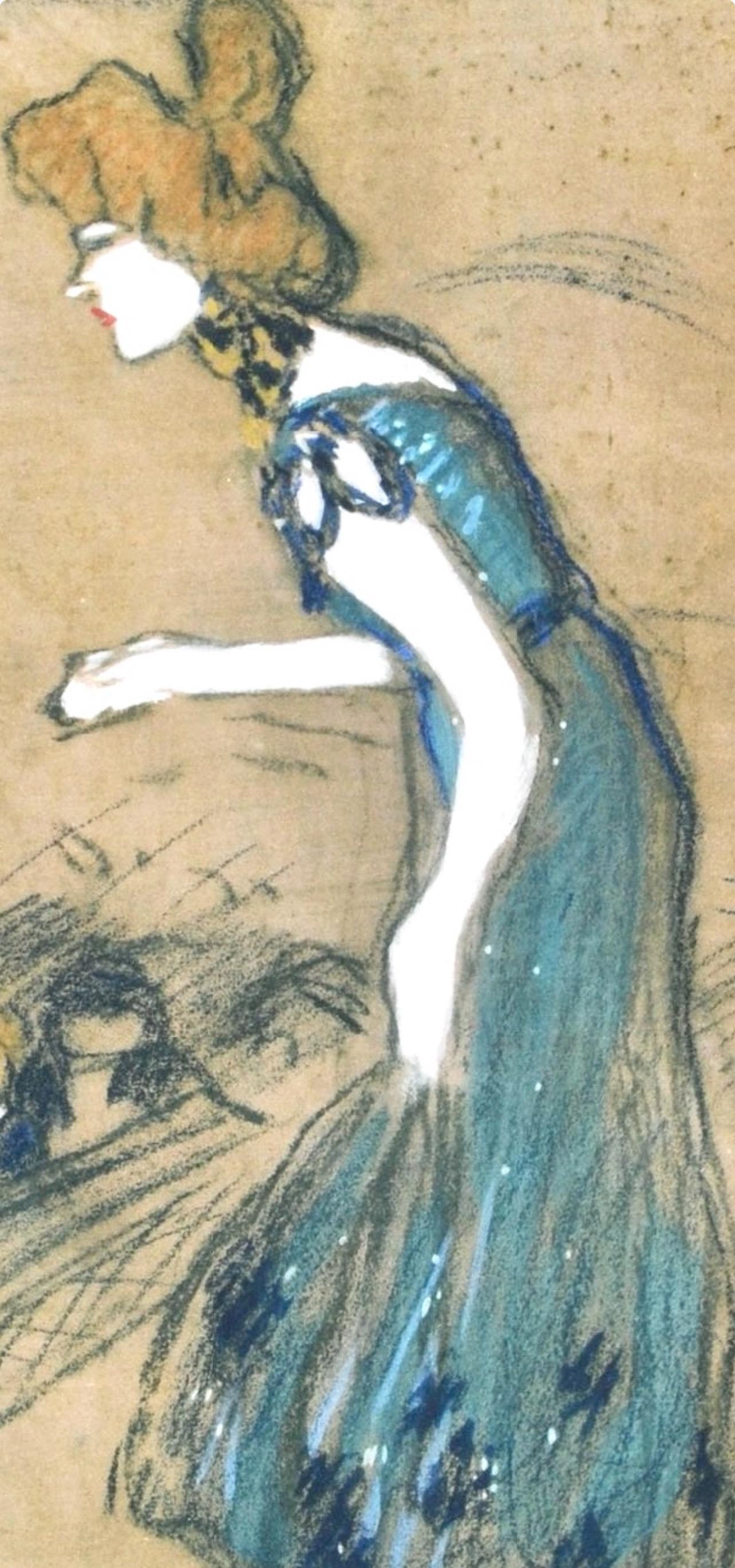 Picasso, Composition, Les Bleus de Barcelone (après) - Print de Pablo Picasso