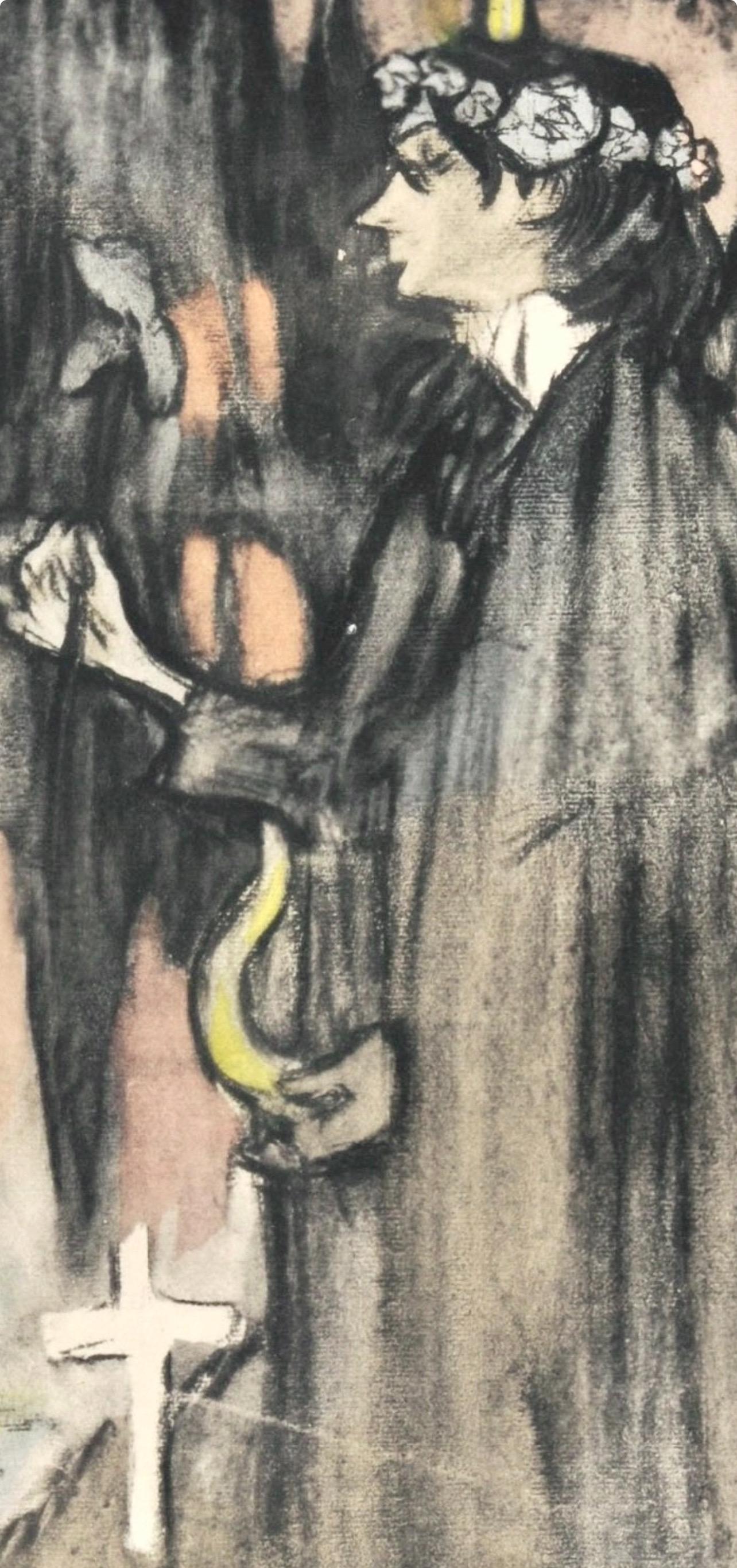 Picasso, Composition, Les Bleus de Barcelone (après) - Print de Pablo Picasso