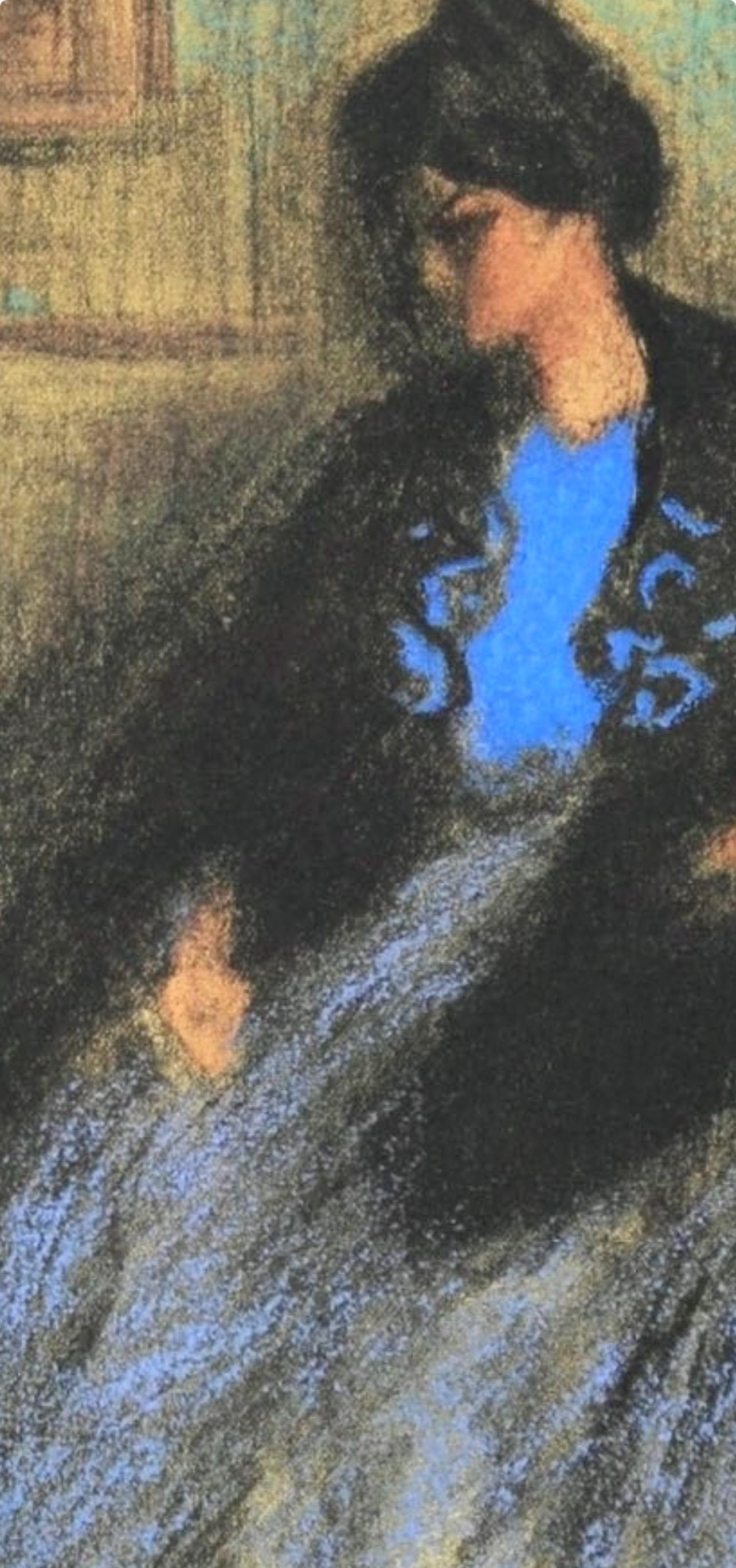 Picasso, Composition, Les Bleus de Barcelone (après) - Print de Pablo Picasso